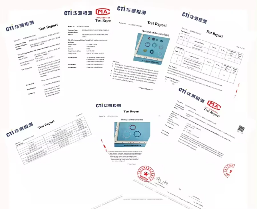 Waterproof Power Cable Certificate Waterproof Power Cable Certificate