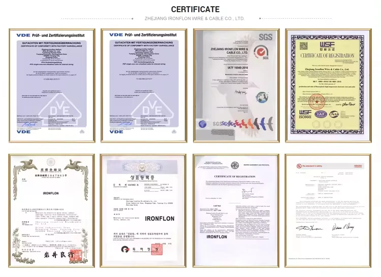 UL10064 Water Proof Power Cable Certificate UL10064 Water Proof Power Cable Certificate